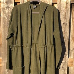 NWOT Torrid Size 2 Long Hooded Cardigan